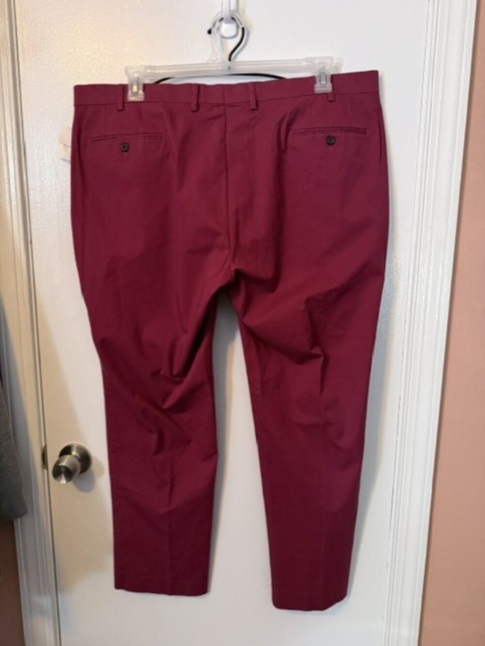 NWT Lauren Ralph Lauren Norfolk Chino Pants Mulberry 40W x 30L - Picture 2 of 11